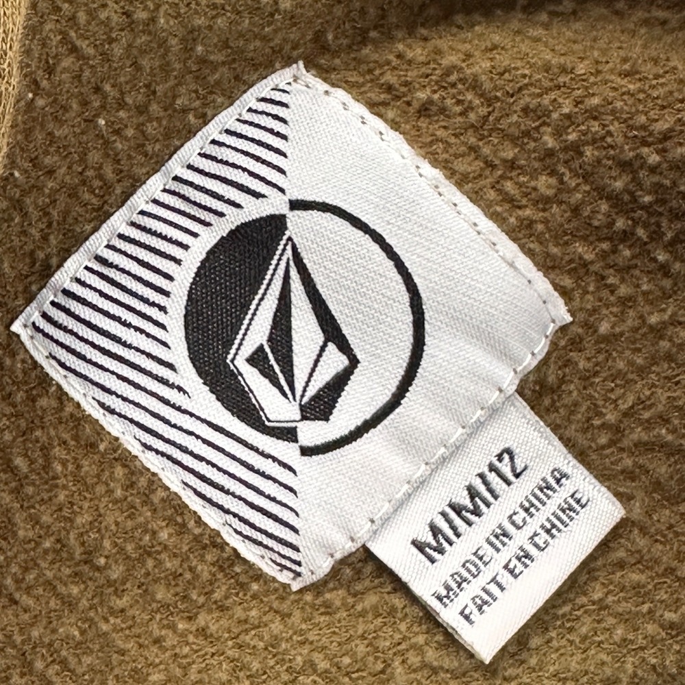 Volcom Graphic Hoodie Women Medium Olive Green Excellent Celestial Moon Pullover - Picture 7 of 12